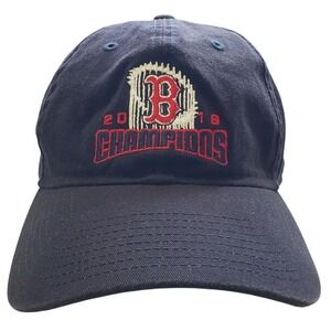 New Era Boston Red Sox 2018 World Series Champions 9TWENTY Navy Blue Hat OSFM
